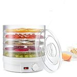 Fathom® Electric Food Dehydrator Machine with 5 Stackable Trays (White)