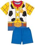 Disney Toy Story Pyjamas For Boys | Kids Woody Cowboy Character Pjs | Sheriff T Shirt & Shorts Clothing Merchandise 3-4 Years Blue