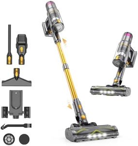 aonus Aspirateur Balai sans Fil 45KPa/580W/70Min, Aspirateur sans Fil Puissant avec Écran Tactile LED, Autoportant, Brosse Anti-Emmêlement pour Poils d'animaux, Tapis et Sols Durs