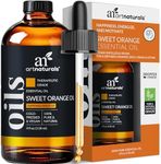 artnaturals Sweet Orange Essential Oil (4.0 Fl Oz / 118ml)- 100% Pure Undiluted Citrus Oil - Glass Bottle w/Dropper