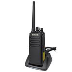 Retevis RT81V Walkie Talkies, High Power Two Way Radio, DMR IP67 Waterproof Professional, 16 Channels, Long Range Digital Walkie Talkies for Construction site (Black, 1 Pack)
