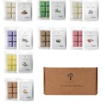 Pristine Scented Wax Melts, Wax Cubes, Scented Soy Wax Melts, 8x2.5 oz, Pumpkin Vanilla, Cilantro Lemon, Lavender, Coconut & Vanilla, Coffee Beans, Strawberry Vanilla, White Musk, Rose & Oud