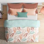 Wakefit Comforter Double Bed | 120 GSM | Quilt AC Blanket for Double Size Bed | Reversible 100% Cotton Blanket | 100x90 Inches - Forage