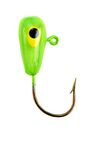 Lindy Live Bait Jig Fishing Lure - Works with Minnows, Leeches, Nightcrawlers, Soft Plastics, Etc, Green, 1/4 oz