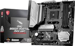 MSI MAG B550M Mortar MAX WiFi Gaming Motherboard (AMD AM4, DDR4, PCIe 4.0, SATA 6Gb/s, M.2, USB 3.2 Gen 2, HDMI/DP, Micro ATX, Wi-Fi 6E, AMD Ryzen 5000 Series Processors)