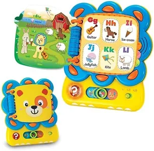 Words and ABC Learning for Toddlers 1-3 Years Old with Chapa The Lion Alphabet Book - Interactive Sound Book with Melodies, Fun Sounds & Light for Early Education and Development