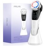 ANLAN Face Massager for Skin Care,Beauty Device Multi Anti-Wrinkle High-Frequency EMS Facial Lifting Toning with Red/Blue Machine,Skin Rejuvenation and Tightening