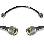 Proxicast 1 ft Ultra Flexible PL259 Male - PL259 Male Low Loss 50 Ohm Coax Cable Jumper Assembly for CB/UHF/VHF/Shortwave/HAM/Amateur Radio Equipment and Antennas (ANT-141-033-01)