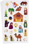 868 Pieces Christmas Nativity Stickers for Scrapbooking, DIY Crafts (36 Sheets)