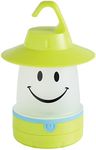 Smile LED Lantern: Portable Night Light Camping Lantern For Kids (Lime)