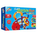 Galt Super Marble Run - 60Pc Kids Construction Set, Fun Childrens Building Toys - Young Engineer Cause and Effect Toys - STEM Learning and Design Skills - Gift for Boys and Girls - Ages 4 Years Plus