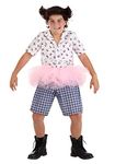 Ace Ventura Pet Detective Kid's Ace Ventura Tutu Costume with Wig, Boys Movie Costume for Halloween and Roleplay Medium