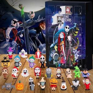 Christmas Advent Calendar 2024,24-Day Christmas Countdown Calendar for Kids and Adults with 24 pcs Classic Christmas Doll Collectible Figures,Ideal Xmas Gift for Boys Girls Teens