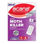 Acana Sachet Moth Killer 16 Pack- For Drawers & Storage- Protects Clothing & Bedding- Lasts 3 Months