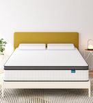 elitespace Queen Mattresses,10 Inch Queen Mattress in a Box,Memory Foam Queen Size Mattress,Hybrid Medium Firm Queen Mattress,Breathable Comfort Soft Mattress Pressure Relief.
