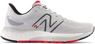 New Balance Men's Fresh Foam X 880 V12 Running Shoe, Light Aluminum/True Red, 11