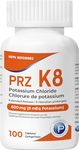 Potassium Chloride Extended Release, 100 Tablets – 600 mg (8 mEq Potassium), for Hypokalemia Treatment and Prevention