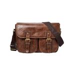 Messenger Bag For Men Leather Fossil