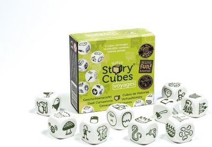 Asmodee Italia, Rory's Story Cubes Voyages (Verde Pistacchio), Gioco di Dadi per Creare Storie, Edizione in Italiano, 8077