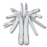 Victorinox Swiss Tool Spirit MX with Nylon Pouch, Silver, Swiss Made (3.0224.MN)
