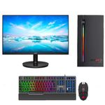 NXTGN Core i5 11TH Generation Gaming/Editing PC (Core i5 11400F/16GB/512GB/4GB NVIDIA Graphic Card/RGB Keyboard & MOUSE/24 IPS Monitor/Windows 11 PRO & Basic Software PRE-Installed