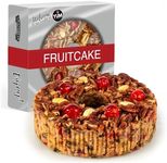 Beatrice Bakery Co. Original Fruitcake, Grandma's Old Fashioned Fruit and Nut Freshly Made, Brandy, Bourbon and Rum Fruitcake, Est. 1917 (32 oz Box)