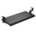 Kensington SmartFit Clamp-On Keyboard Drawer Black 13.3"x32.4"x2.4"