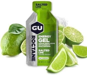 Gu Energy Salted Lime Roctane Energy Gel 32 g, Pack of 24