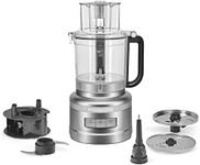 KitchenAid 13 Cup Food Processor, Silver Contour