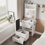 Vabches Make Up Vanity Desk with Mi