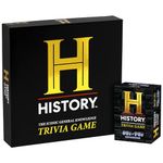 HISTORY Channel Trivia Board Game Deluxe Edition with 80s & 90s Expansion Pack - 2400+ General Knowledge Questions. Fun Party Card Game for Adults, Family & Teens in The Pursuit of Trivial Knowledge