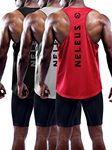 NELEUS Men's 3 Pack Dry Fit Athleti