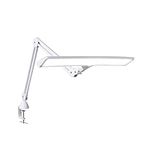 Daylight Company Lumi Task Lamp,3,800 Lux, Craft Light, Super Bright Desk Lamp, Touch Dimmable Lamp, 2 Brightness Levels, Ideal Table Light,Eye-Caring Lamp,15 W - White