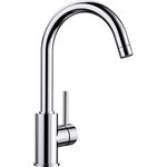 BLANCO 517742 Mida Kitchen Mixer Tap, Chrome, High-pressure