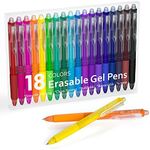 Lineon Erasable Gel Pens, 18 Colors