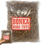 Bonka Bird Toys 1574 Natural Crinkle Paper Foraging Bird Craft Basket Shred