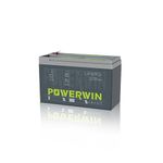 POWERWIN 12V 10Ah Lithium LiFePO4 Battery 4000+ Deep Cycle Battery Built-in BMS Rechargeable Battery for Power Wheels Fish Finder Small UPS