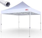 MASTERCANOPY Premium Pop Up Canopy,Outdoor Canopy with a Roller Bag and 4 Sandbags (10x10, White)