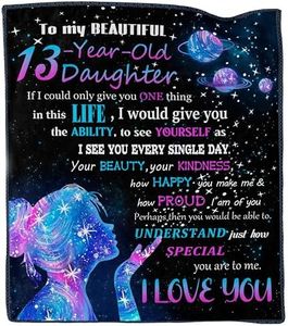 Akoigun Gifts for 13 Year Old Girl, 13 Year Old Girl Birthday Gifts, 13th Birthday Gifts for Girls, 13 Year Old Girl Gifts Ideas, 13 Year Old Girl Gifts for Daughter Throw Blanket 60"X50"