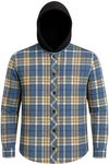 BROOKLYN'S BEST Cotton Boys Flannel Hoodie Shirt – Soft Cotton Long Sleeve for Boys (Sizes 4-18), Stylish & Comfortable