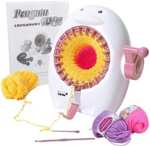 HRFIJIK Knitting Machine 22 Needles, Knit Loom Machine Smart Manual Rotating Kit, for Adults Kids Knitting DIY Toy Socks Hats Scarves, 22g3
