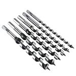 FreeTec 6 Pieces Auger Drill Bits Set for Woodworking