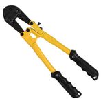 Deli DL2688 14’’ Bolt Cutter Tool Heavy-Duty Chrome Molybdenum Steel Bolt Cutter With Thick Insulation PVC Sleeve Easy Adjustment Drop Forged Hardened and Tempered Cutting Edge