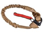 VGEBY Safety Lanyard, Nylon & Latex, Multi-function Sling, 600KG Pull Strength, Tan (Model Name: Safety Lanyard)