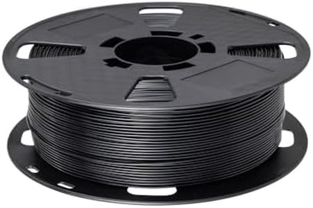 72D Flexible TPU Filament Black 1.75mm 1KG 3D Printer Filament High Hardness High Toughness TPU Filament FDM Printer 3D Printing Material Comparable to Nylon Filament CC3D Hard TPU