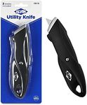 ALVIN Utility Knife Heavy Duty Box Cutter - Model CUK36 Features Fully Retractable Metal Blade With 9 Locking Positions for Exact Cuts and Durable Plastic Handle Ergonomically Designed For Safer Control