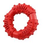 PETS EMPIRE Dog Chew Toys for Aggressive Chewers Large Breed, Non-Toxic Natural Rubber Indestructible Dog Toys, Tough Durable Puppy Chew Toy for Medium Large Dogs (Color May Very)