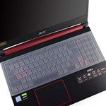 RAYA Silicone keyboard cover for Acer Nitro 16 [ANV16-41 / ANV16-71] & Acer Nitro 5 [AN515-58] Predator Helios 16 [ PHN16-72 ] Gaming Laptops [NOT fit for Acer Nitro V & Acer ALG models] (Transparent)