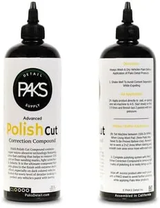 Paks Polish Cut Car Compound, Advance Cutting Compound and Rubbing Compound for Cars, 16-oz Car Polish Compound, Buffing Compound and Car Swirl Remover for Car Paint Correction Kit