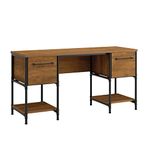 Sauder Office, Engineered Wood, Checked Oak Finish, L: 59.05" x H: 20" x W: 30"